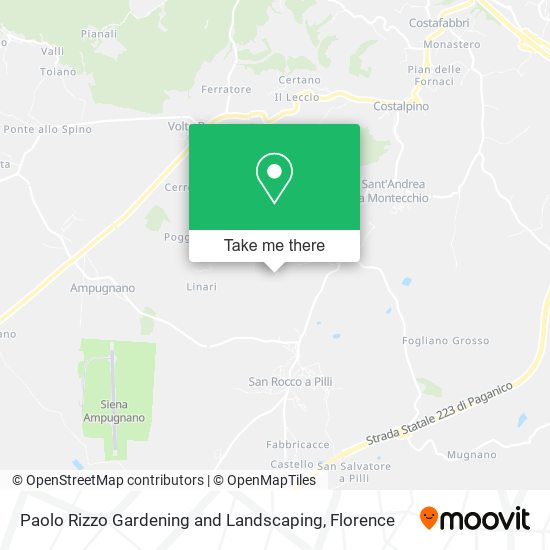 Paolo Rizzo Gardening and Landscaping map