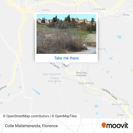 Malamerenda Hill map