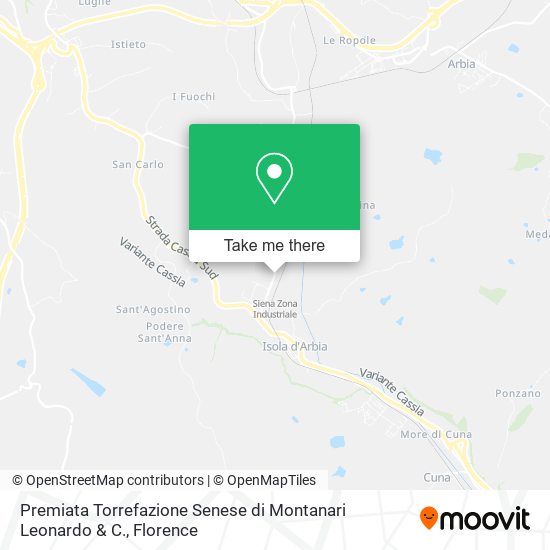 Premiata Torrefazione Senese di Montanari Leonardo & C. map