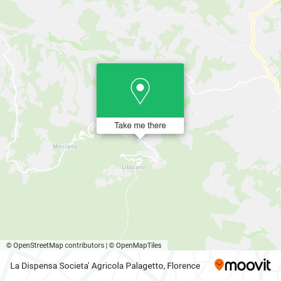 La Dispensa Societa' Agricola Palagetto map