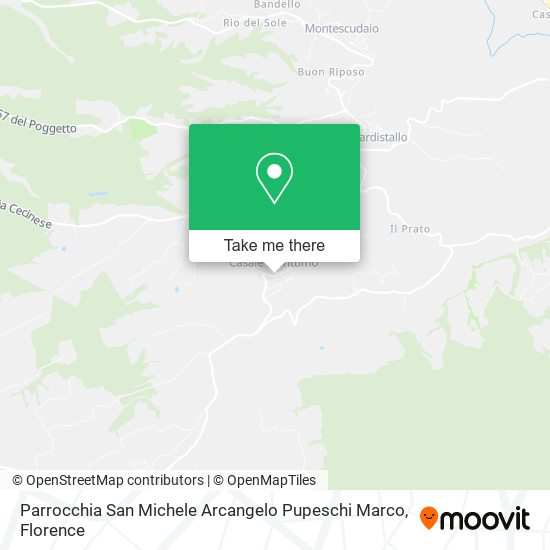 Parrocchia San Michele Arcangelo Pupeschi Marco map