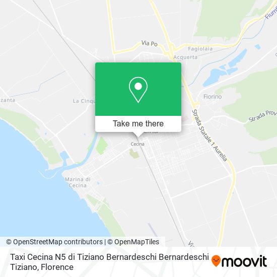Taxi Cecina N5 di Tiziano Bernardeschi Bernardeschi Tiziano map