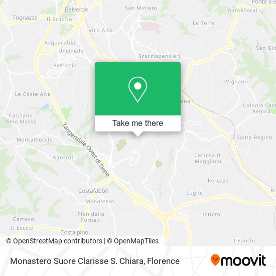 Monastero Suore Clarisse S. Chiara map
