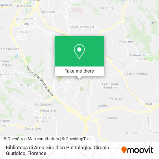 Biblioteca di Area Giuridico Politologica Circolo Giuridico map