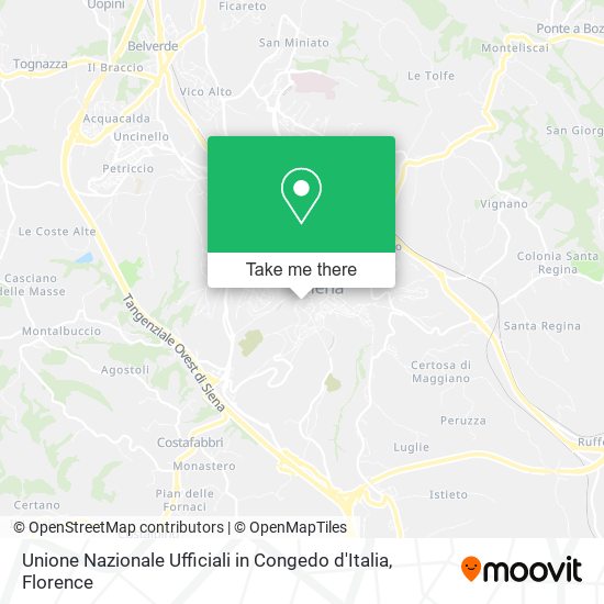 Unione Nazionale Ufficiali in Congedo d'Italia map