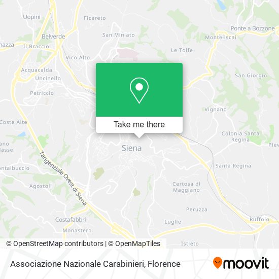 Associazione Nazionale Carabinieri map