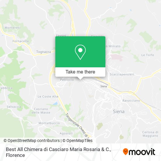 Best All Chimera di Casciaro Maria Rosaria & C. map