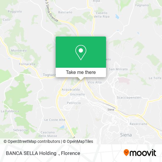 BANCA SELLA Holding . map