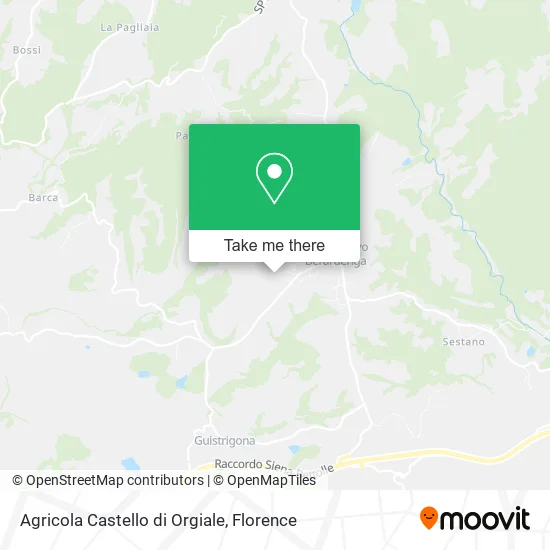 Agricola Castello di Orgiale map