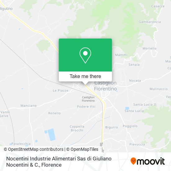 Nocentini Industrie Alimentari Sas di Giuliano Nocentini & C. map