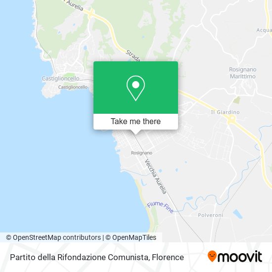 Partito della Rifondazione Comunista map