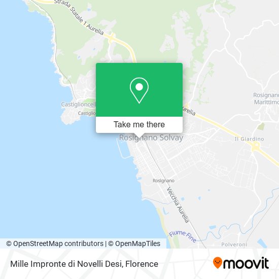 Mille Impronte di Novelli Desi map