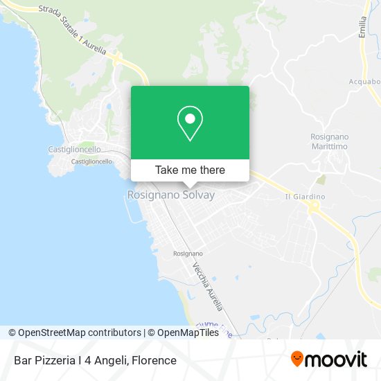 Bar Pizzeria I 4 Angeli map