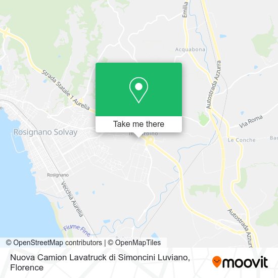 Nuova Camion Lavatruck di Simoncini Luviano map
