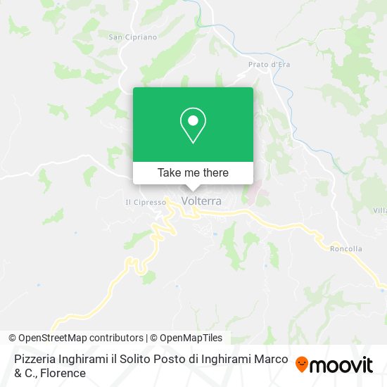 Pizzeria Inghirami il Solito Posto di Inghirami Marco & C. map