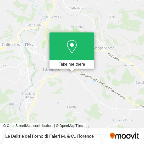 Le Delizie del Forno di Faleri M. & C. map