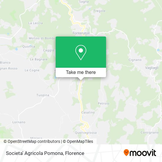 Societa' Agricola Pomona map