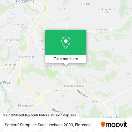 Societa' Semplice San Lucchese 2003 map