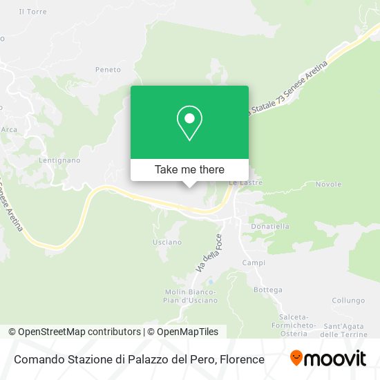 Comando Stazione di Palazzo del Pero map
