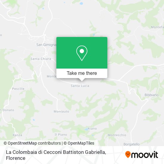 La Colombaia di Cecconi Battiston Gabriella map