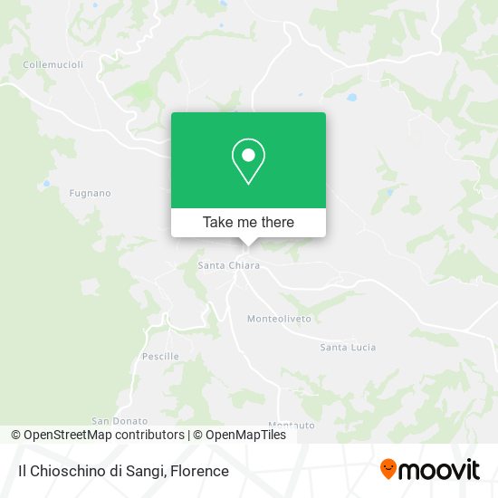 Il Chioschino di Sangi map