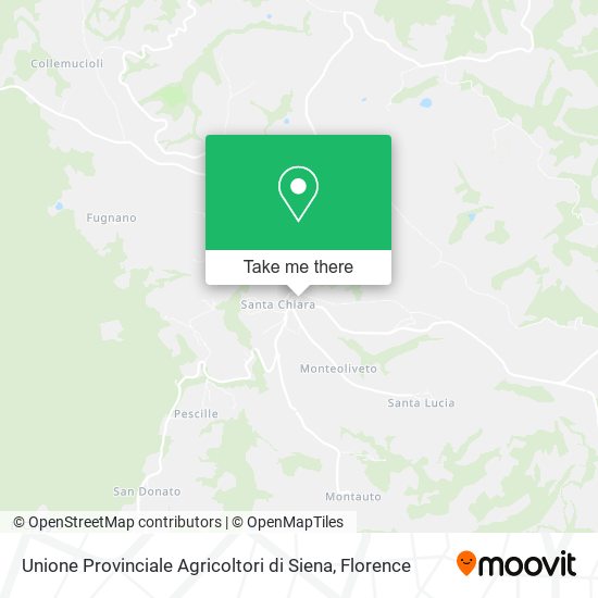 Unione Provinciale Agricoltori di Siena map