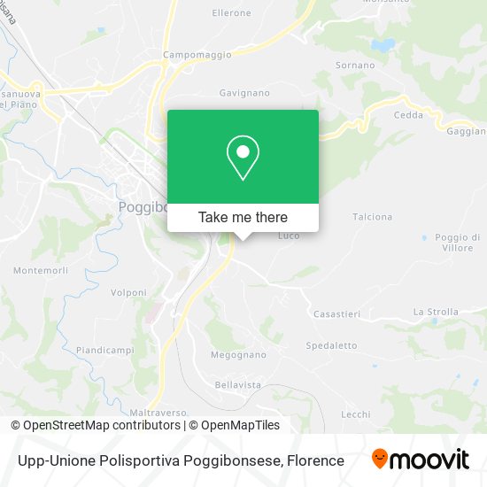 Upp-Unione Polisportiva Poggibonsese map