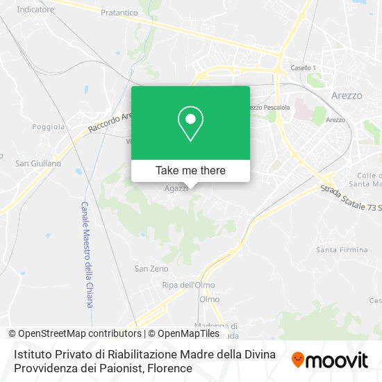 Istituto Privato di Riabilitazione Madre della Divina Provvidenza dei Paionist map