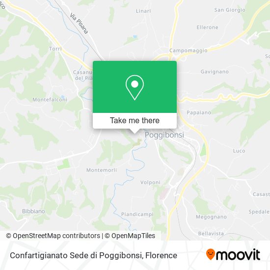 Confartigianato Sede di Poggibonsi map