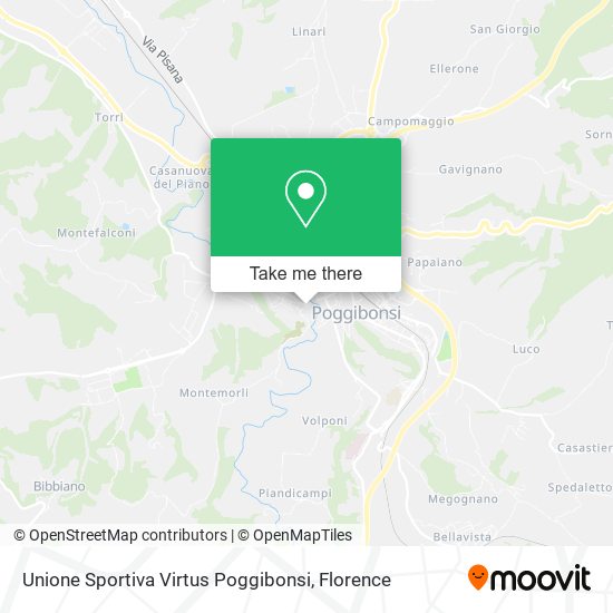 Unione Sportiva Virtus Poggibonsi map