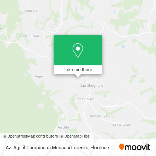 Az. Agr. il Campino di Mecacci Lorenzo map
