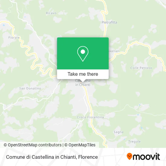 Comune di Castellina in Chianti map