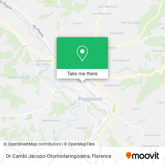 Dr Cambi Jacopo-Otorinolaringoiatra map