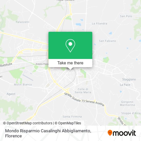 Mondo Risparmio Casalinghi Abbigliamento map