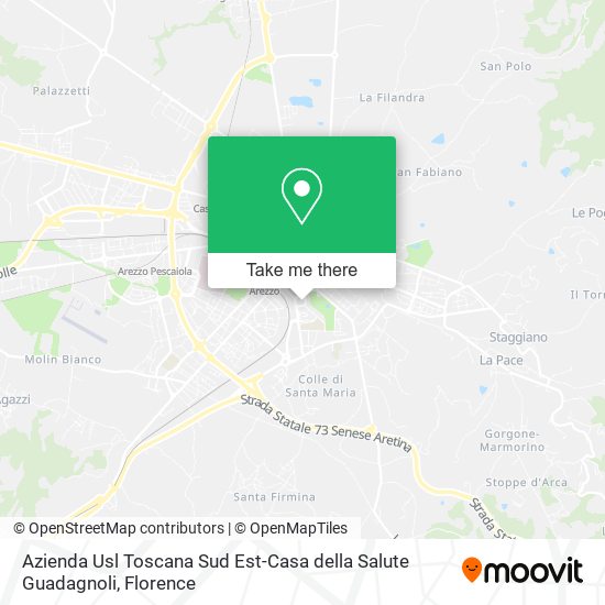 Azienda Usl Toscana Sud Est-Casa della Salute Guadagnoli map
