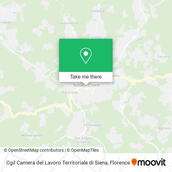 Cgil Camera del Lavoro Territoriale di Siena map