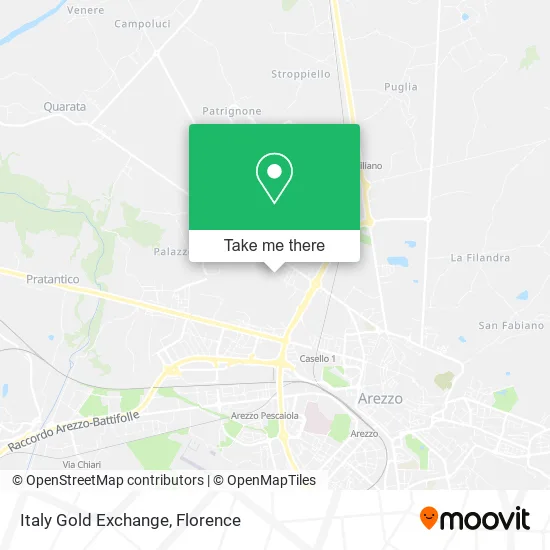 Italy Gold Exchange map