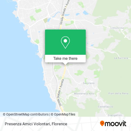 Presenza Amici Volontari map