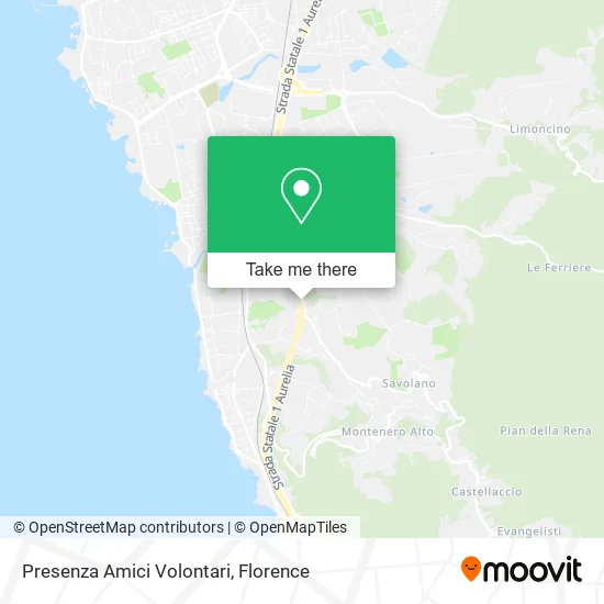Presenza Amici Volontari map