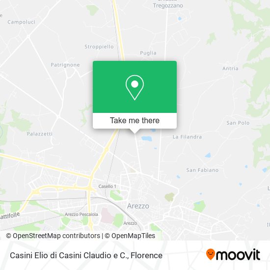 Casini Elio di Casini Claudio e C. map