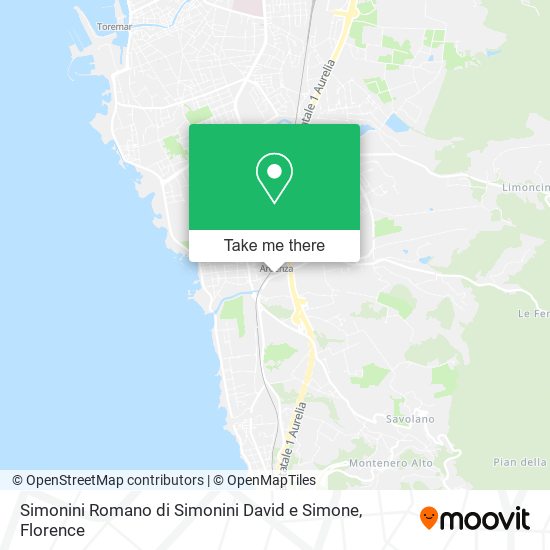 Simonini Romano di Simonini David e Simone map