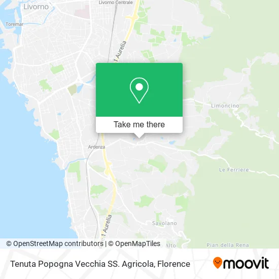 Popogna Vecchia SS Agricultural Estate map