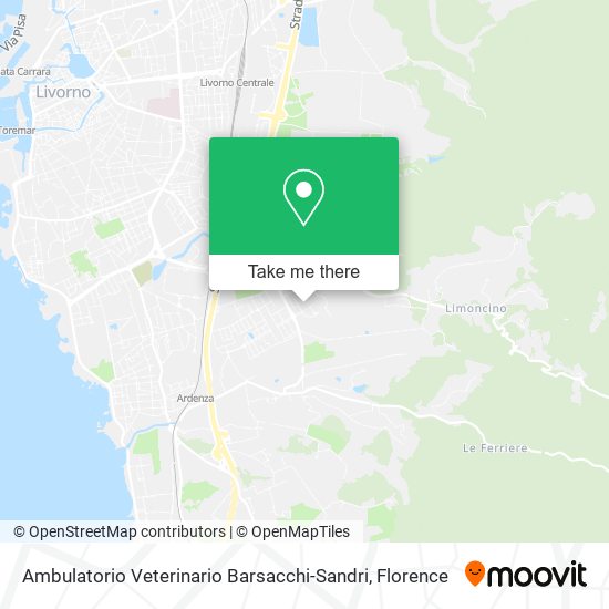 Ambulatorio Veterinario Barsacchi-Sandri map