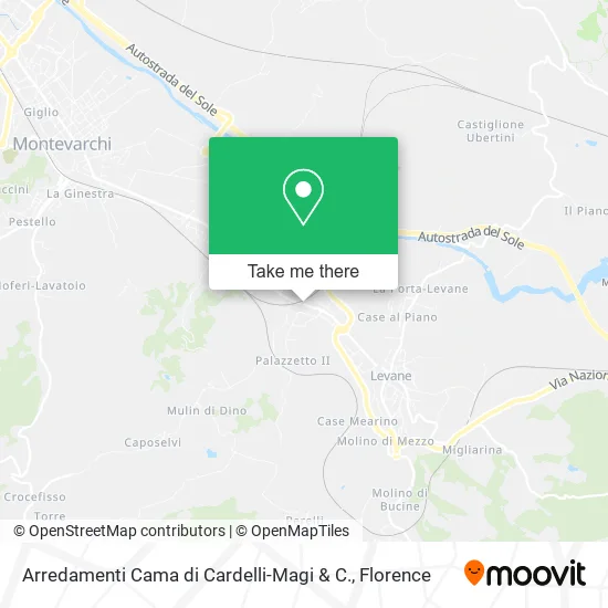 Arredamenti Cama di Cardelli-Magi & C. map