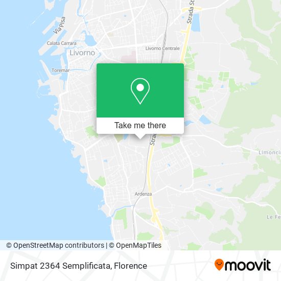 Simpat 2364 Semplificata map