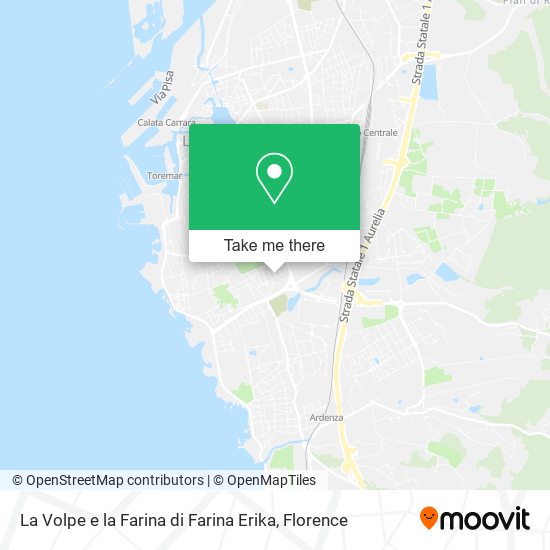 La Volpe e la Farina di Farina Erika map