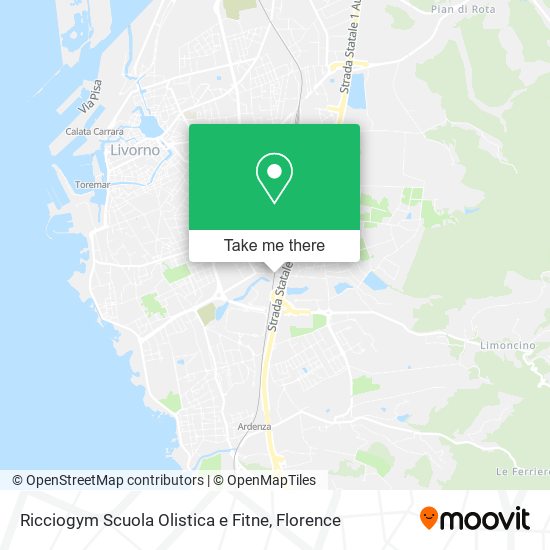 Ricciogym Scuola Olistica e Fitne map