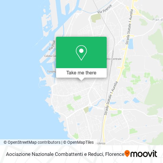 Aociazione Nazionale Combattenti e Reduci map