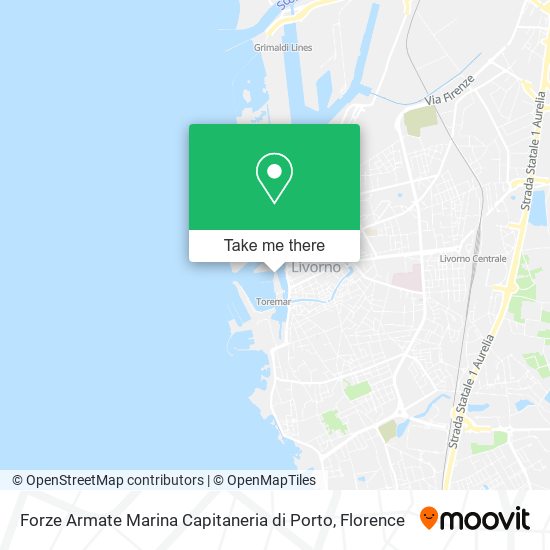 Forze Armate Marina Capitaneria di Porto map