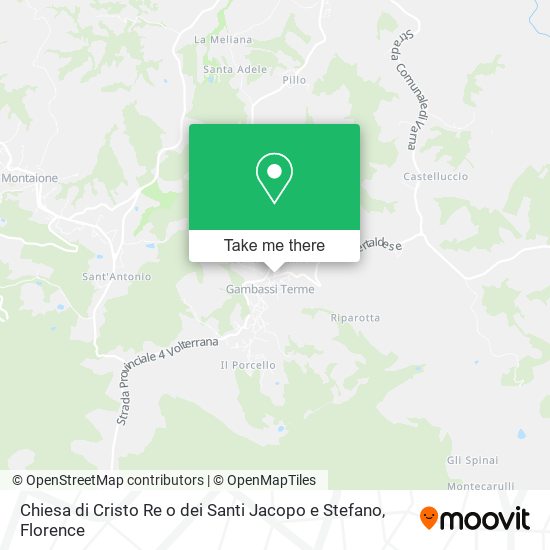Chiesa di Cristo Re o dei Santi Jacopo e Stefano map